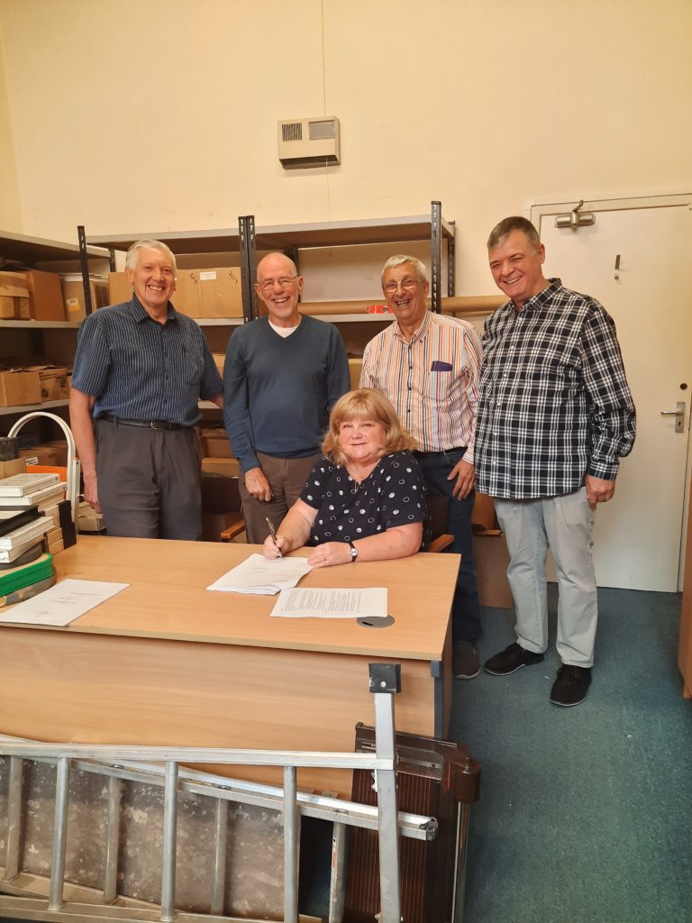 Signing of New Lease Agreement