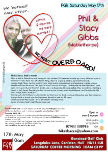 Coffee morning meeting in Hull 17th May with Phil and Stacy Gibbs