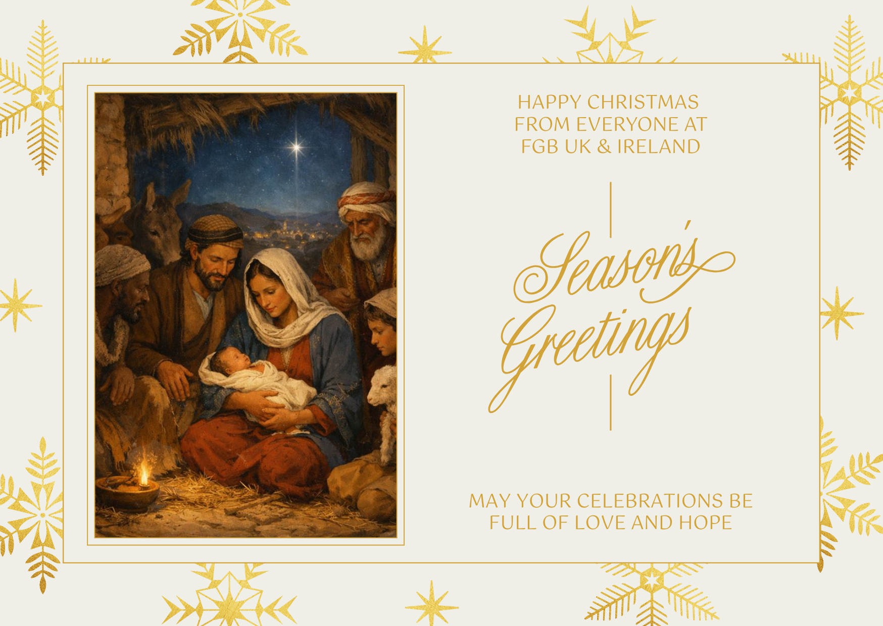 Chairman’s Desk – Christmas Reflections and Looking Ahead