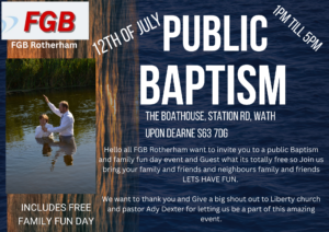 Rotherham Public Baptism